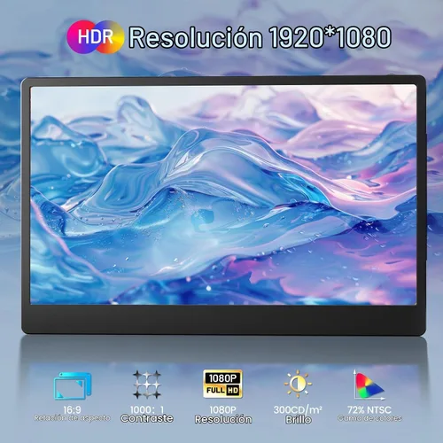 Vista 2 de Teamgee Extensor de pantalla portátil IPS Monitor portátil 14.2