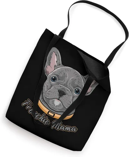 Vista 2 de Regalos de BullDog Francés para mujeres y niñas, bolsa de mano Frenchie Mama