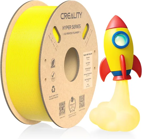 Vista 18 de Creality - Filamento Hyper ABS oficial para K1/K1 Max/K1C, de 1/16 pulgadas, apto para mayoría de impresoras 3D de alta velocidad, práctico