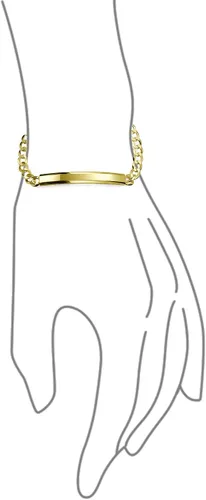 Vista 3 de Bling Jewelry Personalize Bar Name Plated identification ID Bracelet For Men with Mariner, Curb, Figaro, Link Chain .925 Sterling Silver Made In