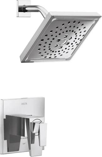 Vista 7 de Delta Faucet T17243-KS-PR Trillian - Bañera o ducha, mango doble, acero inoxidable negro