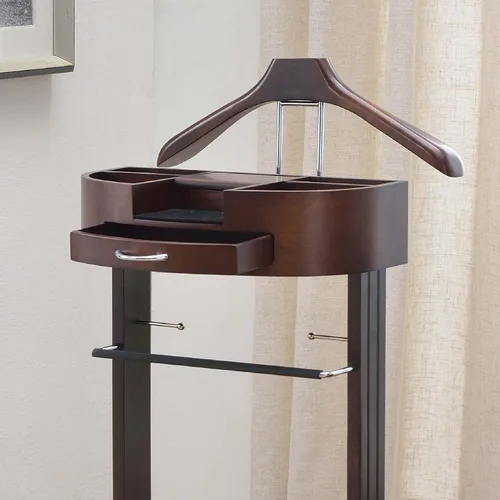 Vista 7 de Proman Products VL16546 ropero valet. Nogal oscuro