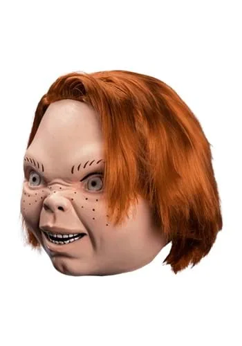 Vista 3 de Máscara de Látex para Adulto de Curse of Chucky Multicolor