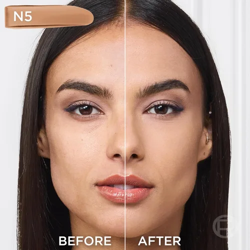 Vista 153 de L'Oreal Paris True Match - Base líquida supermezclable, maquillaje de base líquida de cobertura media, C0.5, ligero, 1 onza líquida
