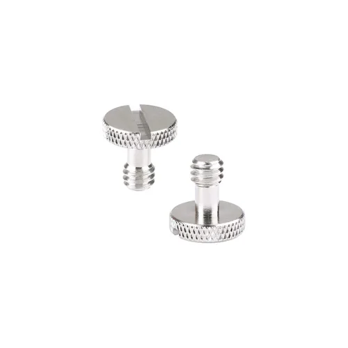 Vista 3 de CAMVATE Tornillo ranurado de 1/4"-20 para placa de liberación rápida de cámara (2 piezas)