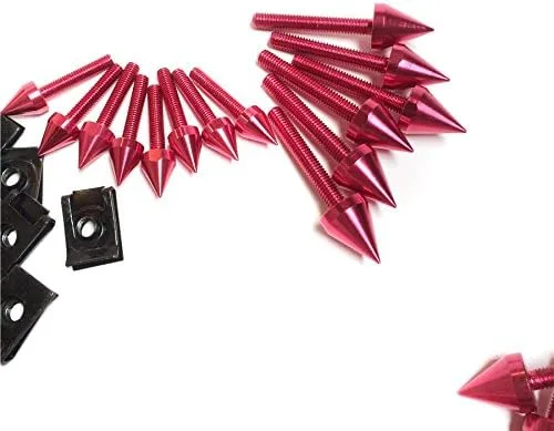 Vista 4 de XKMT-Tornillos universales para parabrisas de carenado de púas compatibles con CBR 600 929 954 900 RR [B00YWCGOUM]