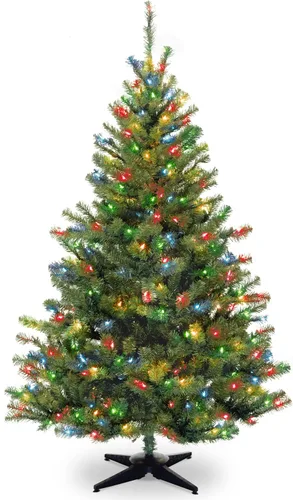 Vista 8 de Nacional Árbol 4 foot Kincaid Spruce árbol con 100 luces de Multicolor (kcdr-40rlo-s)