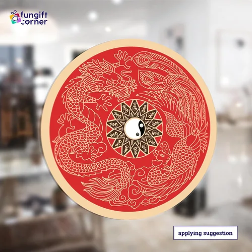 Vista 7 de Yang More Than Yin Feng Shui - Calcomanías de amuleto de símbolo de energía Yang, regalo de Feng Shui, calcomanías decorativas, regalos de Año Nuevo