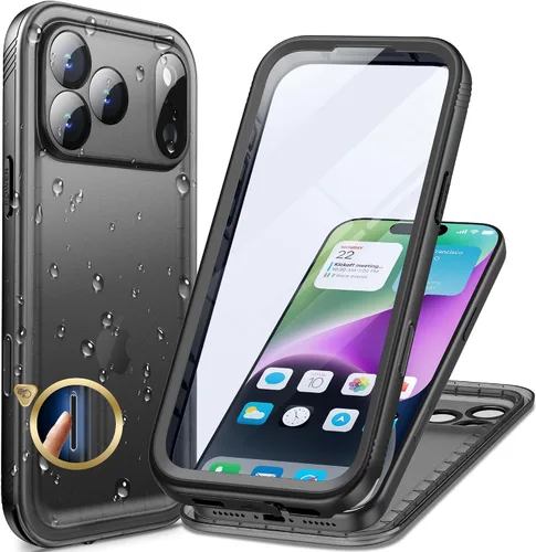 Vista 57 de Cozycase Compatible con funda impermeable para iPhone 11, protector de pantalla incorporado, cubierta de parachoques resistente de cuerpo completo