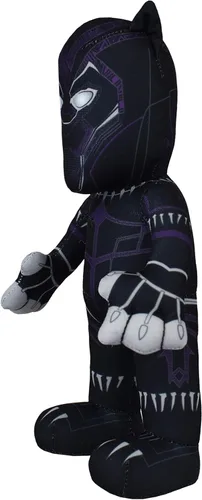 Vista 2 de Marvel Black Panther Figura de peluche de 10 pulgadas, un superhéroe para jugar y exhibir