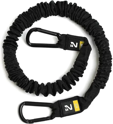 Vista 3 de Iron Neck Resistance Band, Durable Exercise Band with Steel Carabiners for Neck Training, Strength Workouts, Stretching, and Rehab