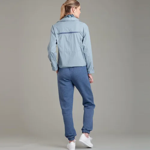 Vista 7 de Simplicity Paquete de tops con media cremallera para hombre y mujer, cuello y pantalones sin cierre, patrón de costura código 9278, tallas XS-M