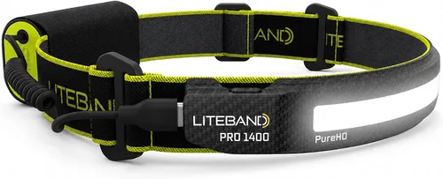 Vista 10 de Liteband PRO - Linterna frontal personal ajustable de haz ancho de la serie 1000, iluminación de 210°, funciona con pilas, se adapta a sombreros
