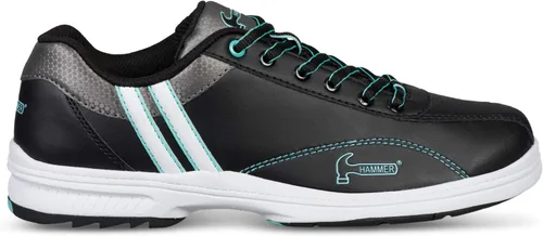 Vista 2 de KR Strikeforce Hammer Vixen - Zapatos de bolos para mujer color negro y menta