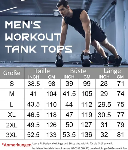 Vista 7 de Boyzn Camisetas sin mangas para hombre, paquete de 3 camisetas sin mangas para entrenamiento, gimnasio, atletismo, culturismo, fitness, camisetas