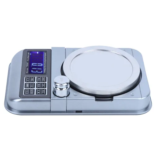 Vista 8 de Topyond Báscula digital de gramos, 35.27 oz/0.00 oz de precisión para joyas y monedas, diseño recargable portátil con temporizador, para pesaje