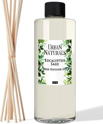 Vista 37 de Urban Naturals Recambio de aceite difusor de varillas ámbar y lavanda, lavanda relajante, ámbar cálido, aroma calmante para habitación, 4 onzas +