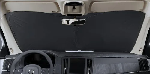 Vista 3 de Autotech Park Parasol plegable compatible con Volvo XC40 SUV 2019-2026, reflectante UV y fácil almacenamiento, ajuste personalizado para parabrisas