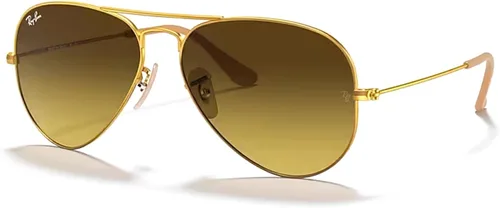 Vista 113 de Ray-Ban RB3025 - Lentes de sol de aviador de metal para hombre y mujer + paquete con kit de cuidado de gafas iWear de diseñador