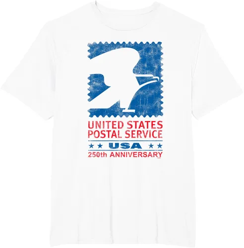 Vista 4 de US Postal Service 250th Anniversary Eagle Stamp USA Camiseta