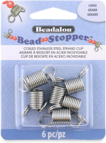 Vista 12 de Beadalon Tapón de cuentas, pequeño, puntas rosadas, 4 piezas