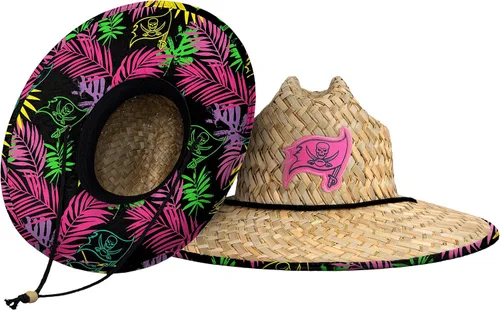 Vista 130 de FOCO - Sombrero de paja con logotipo de equipo universitario de NCAA y estampado floral para hombre