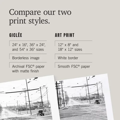 Vista 6 de Lantern Press 16x24 Inch Giclee Print, Ballard, Seattle, WA, 15th and Leary