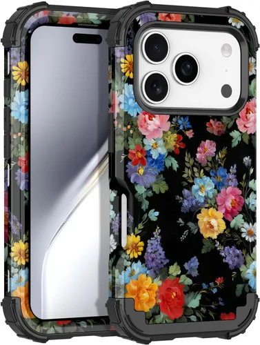 Vista 24 de Rancase Funda para iPhone 11, tres capas de alta resistencia a prueba de golpes, protección de plástico duro + funda protectora de goma de silicona