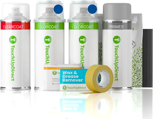 Vista 52 de TouchUpDirect RBG Azul Ártico Metálico Compatible con Pintura de Retoque Exact Match para Nissan, Kit Esencial en Aerosol