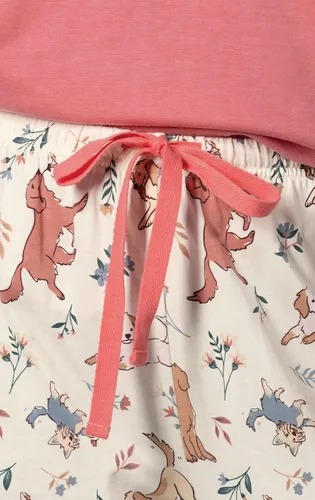 Vista 4 de PajamaGram Conjuntos de pijamas para mujer - Pijamas capris 100% algodón para mujer