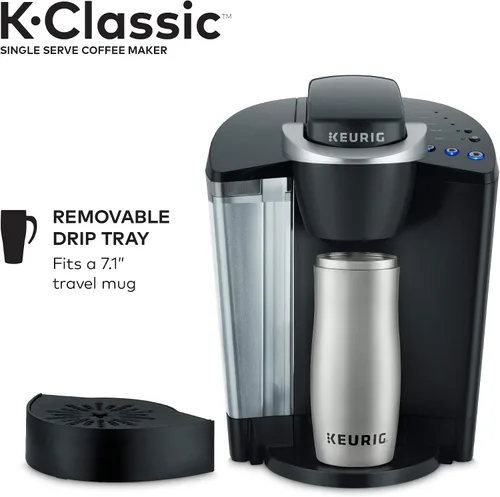 Vista 3 de Keurig K-Classic - Cafetera de una sola porción con 8 O'Clock The Original tostado medio, 32 cápsulas K-Cup