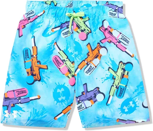 Vista 10 de Under Armour Boys' Volley Swim Trunks with UPF 50+ Sun Protection Velocidad de la Academia