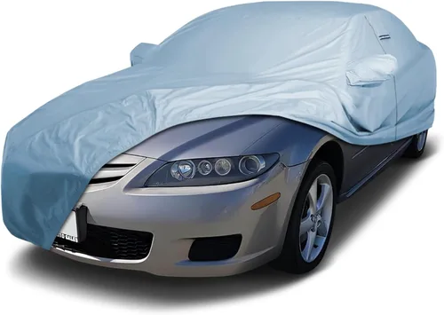 Vista 49 de iCarCover Funda de automóvil personalizada para Mazda 1200 (1970), impermeable, para todo tipo de clima, lluvia, nieve, UV, protector solar