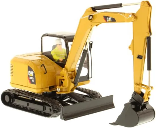 Vista 2 de Mini excavadora hidráulica Caterpillar 308E2 CR SB - Serie High Line de Diecast Masters - 85239