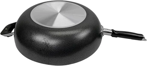 Vista 4 de Sartén antiadherente de aluminio de 12 pulgadas, sartén para cocinar huevos, mango lateral