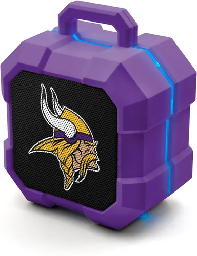 Vista 18 de SOAR NFL Shockbox - Altavoz Bluetooth inalámbrico LED, resistente al agua, IPX4, 5.0 Bluetooth con más de 5 horas de tiempo de reproducción, pequeño