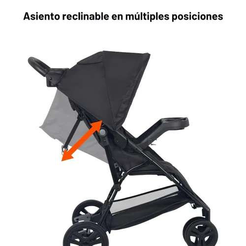 Vista 2 de Baby Trend Venture - Sistema de viaje para cochecito de 3 ruedas, color negro