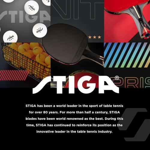 Vista 8 de STIGA Cybershape Eclipse - Pala de ping pong – Raqueta de tenis de mesa de rendimiento profesional – Paleta hexagonal de calidad de torneo
