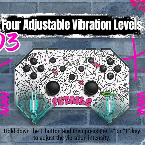 Vista 7 de PB TAILS Switch Wireless Controller - Compact Game Controller for PC, Nintendo Switch, Windows, Steam - Offers Unbeatable Precision & Responsiveness