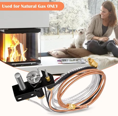 Vista 6 de Hiorucet Kit de montaje piloto de gas natural (NG) 69L17 para Lennox Elite, IHP, Merit, Serefina, Superior, Astria Chimeneas, 69L1701, 904405, J4117