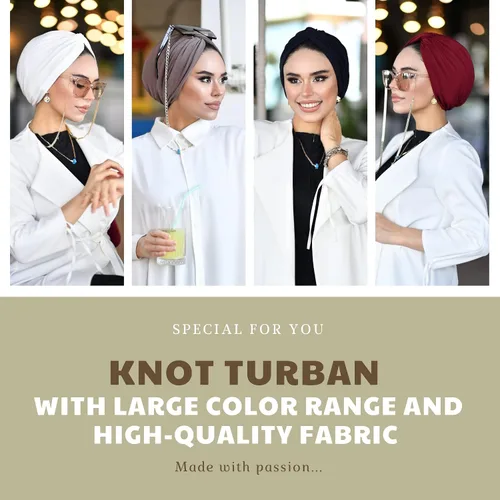 Vista 7 de para life Turbantes de nudo para mujeres-hiyab para mujerEnvolturas para el cabello-quimio-cáncer envolturas para la cabeza para mujeresHijab