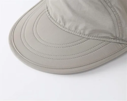 Vista 5 de Connectyle Gorra de protección solar UV para hombre, gorra de senderismo con solapa para el cuello, sombrero de pesca