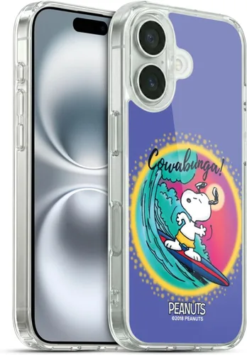 Vista 67 de Head Case Designs Funda de gel con licencia oficial de Peanuts Beach Surf Snoopy Boardwalk Airbrush [protección de grado militar] compatible