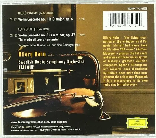 Vista 2 de Paganini Violin Concerto No. 1 Spohr Violin Concerto No. 8