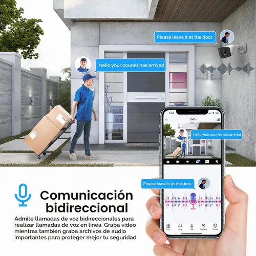 Vista 5 de PANOEAGLE Cámara de seguridad IP PoE de doble lente de 4 MP para exteriores con gran angular panorámico de 180°, visión nocturna a