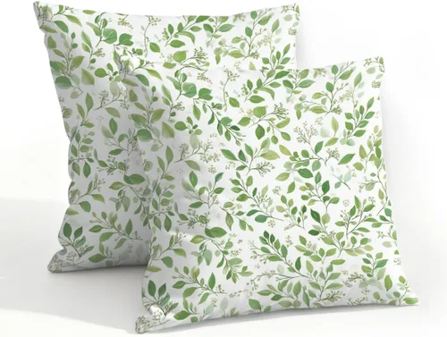 Vista 27 de Juego de 2 fundas de almohada impermeables para exteriores, 16 x 16 pulgadas, fundas de almohada decorativas de patio para muebles de jardín, sofá
