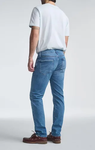 Vista 111 de Mavi Jake - Jeans para hombre, tiro regular, pierna ajustada