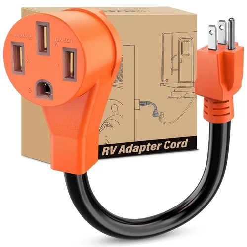 Vista 52 de Nilight Cable adaptador de secadora de 30 amperios a 30 amperios calibre 10 10-30P a 14-30R con cable de tierra