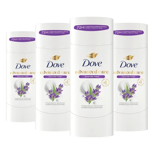 Vista 13 de Dove Advanced Care - Desodorante antitranspirante para mujer, Cool Essentials 72 horas, protección contra el sudor y el olor, 2.6 onzas