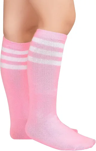 Vista 3 de Century Star Calcetines de fútbol para niñas y niños, calcetines de béisbol para jóvenes, calcetines de sóftbol para niños, calcetines deportivos
